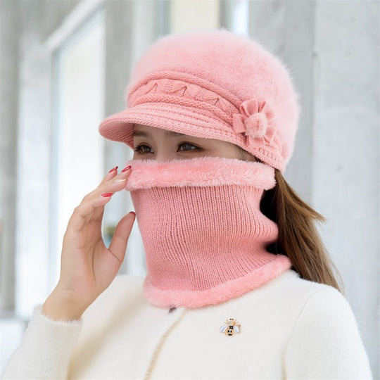 Damen-Strickmütze, warm und modisch