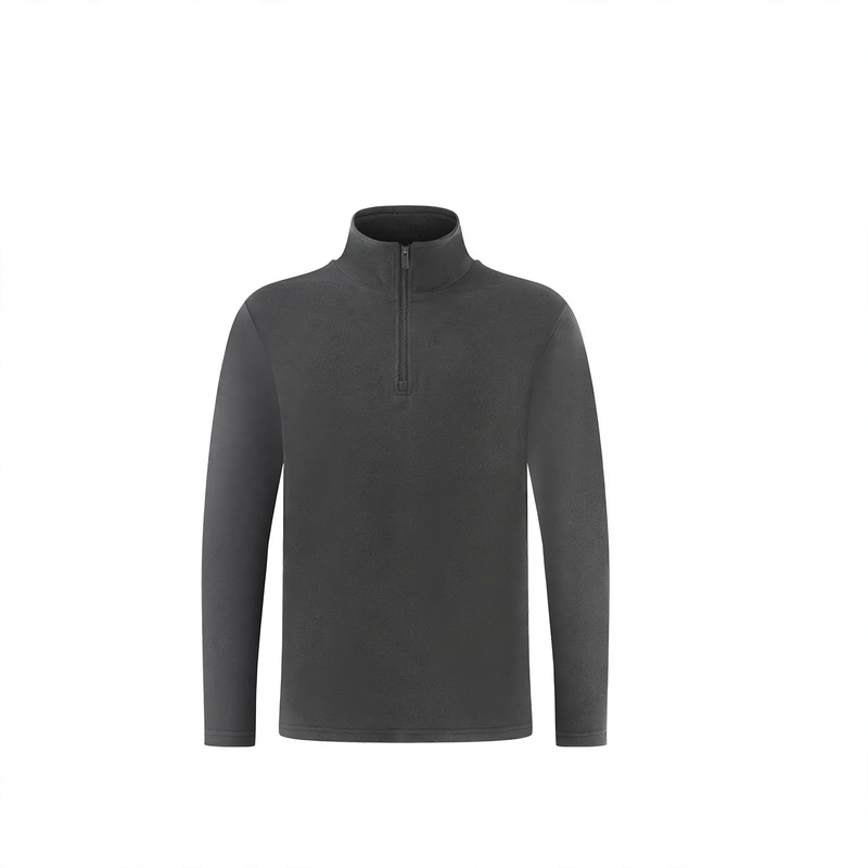 Herren-Pullover mit Stehkragen und Reißverschluss
