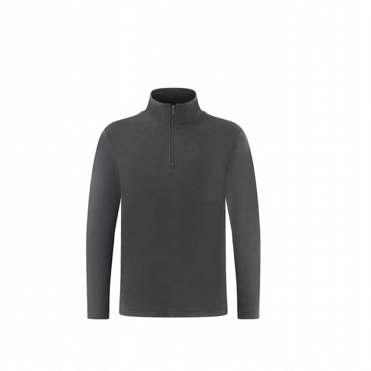 Herren-Pullover mit Stehkragen und Reißverschluss