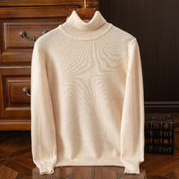 Beige hoher Kragen