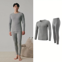 Leinen-Grau 280g verdickt 23714 Herren Set