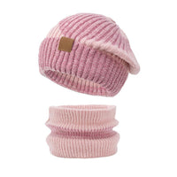 Zweifarbiger Halswärmer Rosa