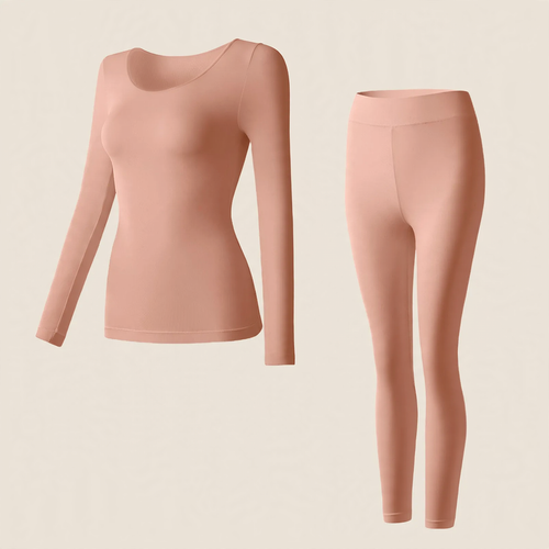 Damen-Thermo-Unterwäscheset, ultradünn, elastisch