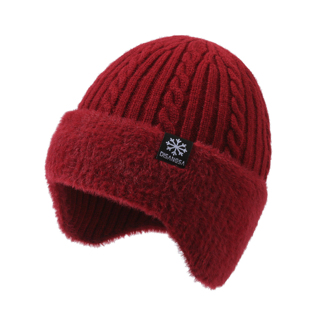 Winter-Set: Strickmütze und Schal, gefüttert