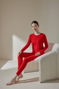 Damen Karminrot 90 Weiße Ente antistatisch