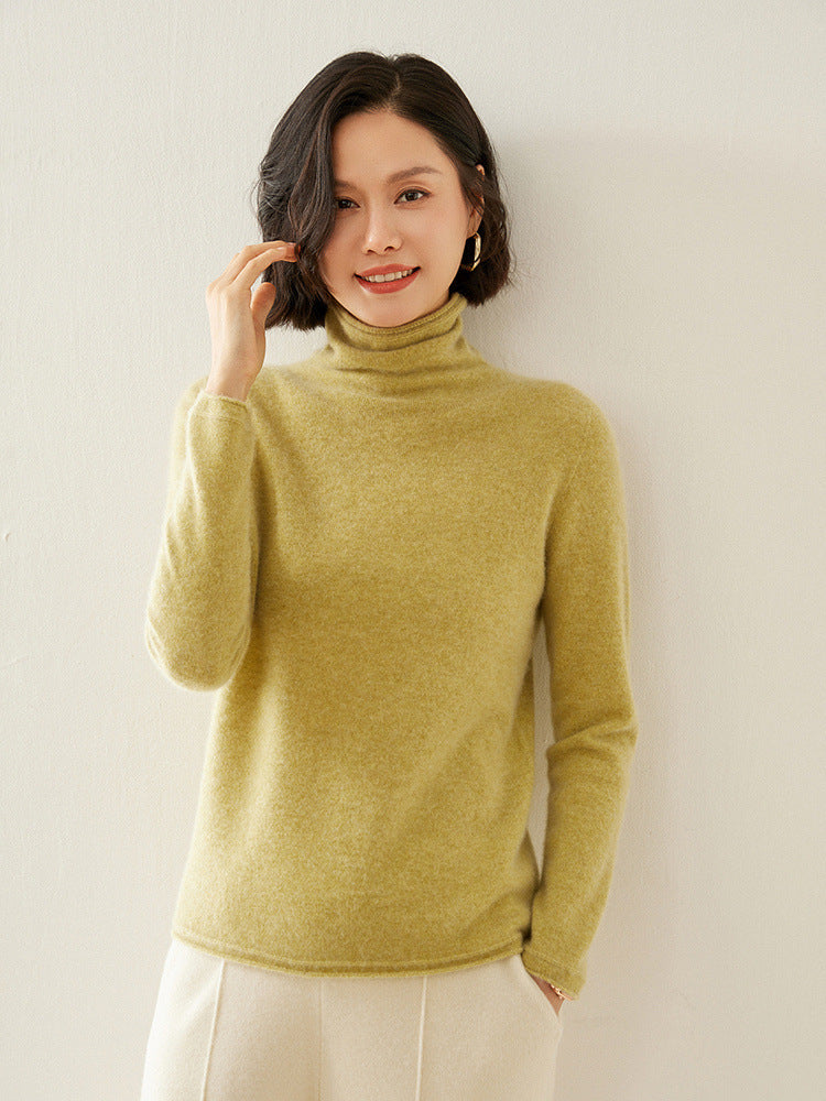 Kaschmir-Pullover mit Rollkragen