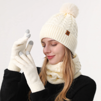 B9 Gerste 3er Set Creme