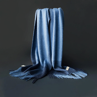 Farbverlauf Blau Schal