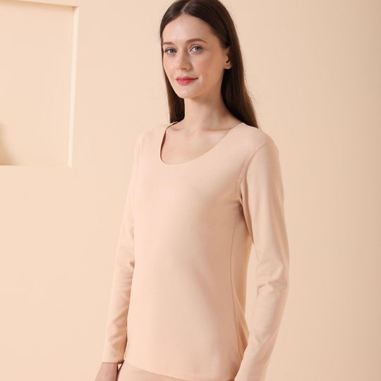Damen Thermo-Unterwäsche-Set, nahtlos, warm