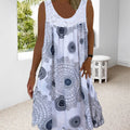 Ärmeloses Plus-Size Sommerkleid