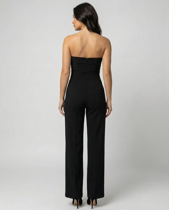 Off-Shoulder Korsett Jumpsuit