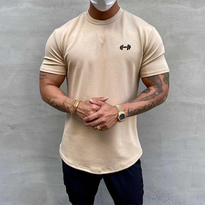 I T-Shirt aus Elastischem Sportmaterial
