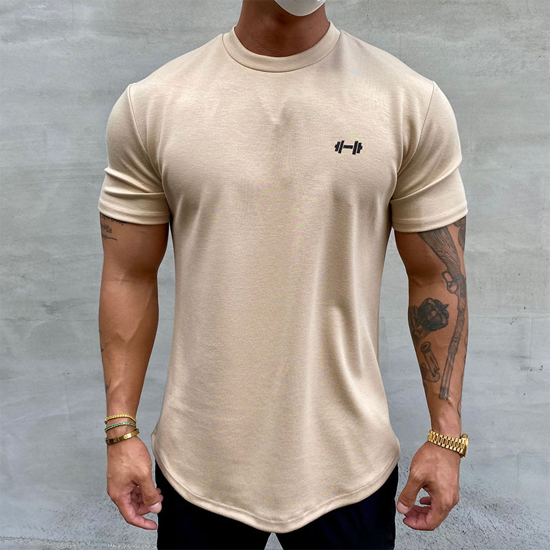I T-Shirt aus Elastischem Sportmaterial