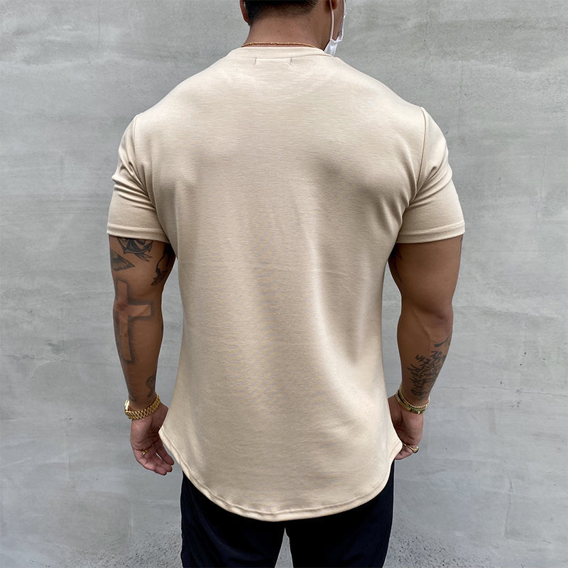 I T-Shirt aus Elastischem Sportmaterial