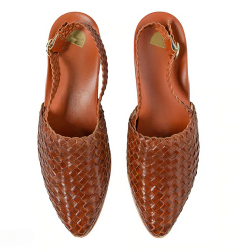 Handgeflochtene Sandalen
