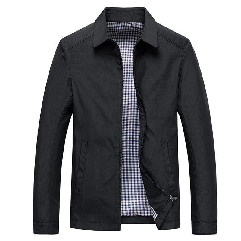 Casual, Lockere, Winddichte Jacke für Männer