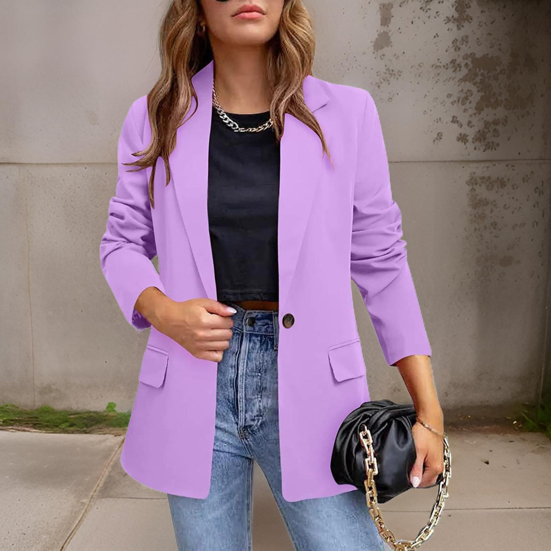 Slim Fit Lange Damen Blazer