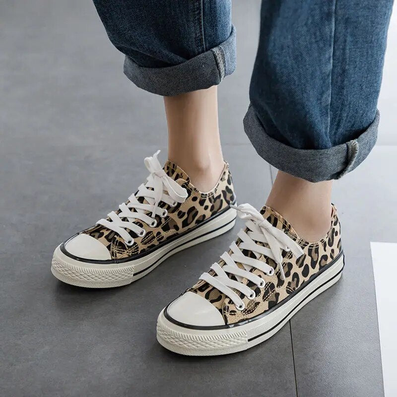 Stylische Leopard Damen Sneaker - Savannah