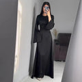 Lange Frauenkleider Aus Satin Stil