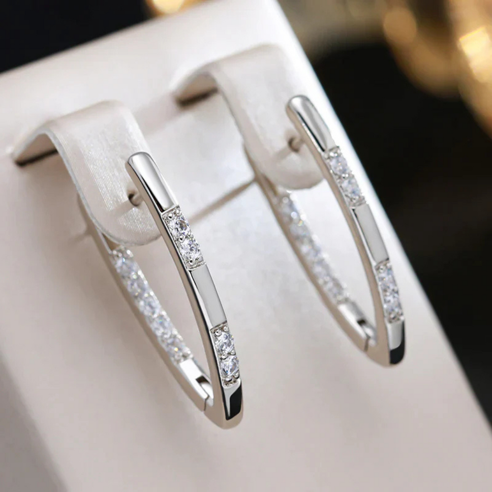 Strahlende Zirkonia Ohrringe - Celeste | Shop Nory