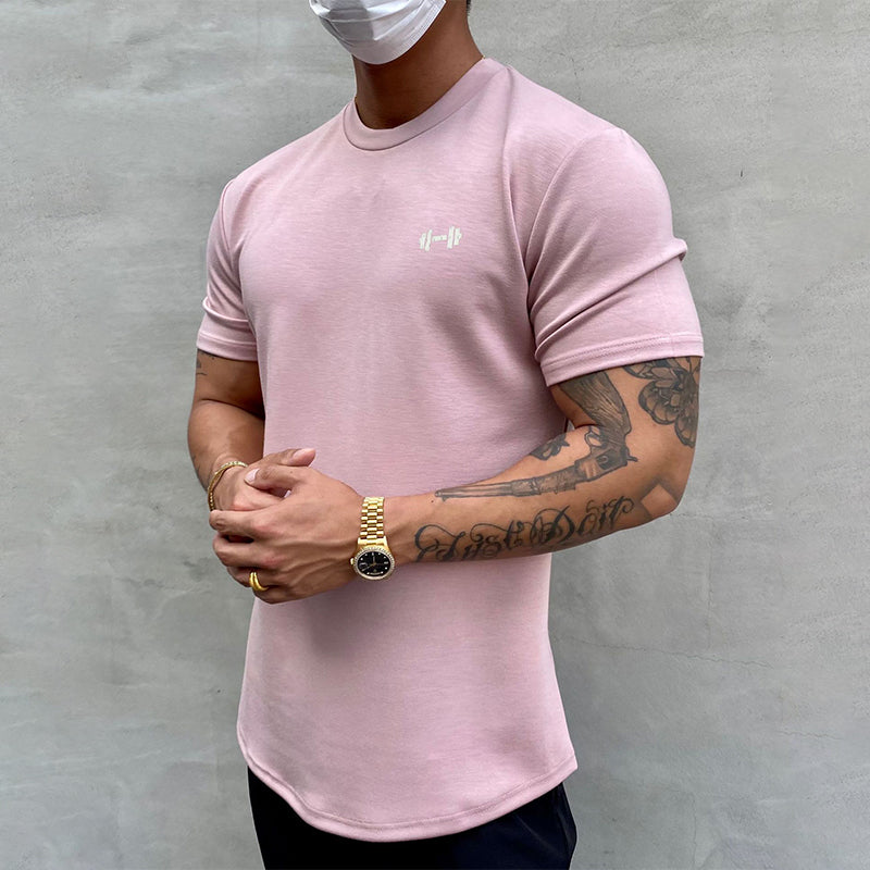 I T-Shirt aus Elastischem Sportmaterial