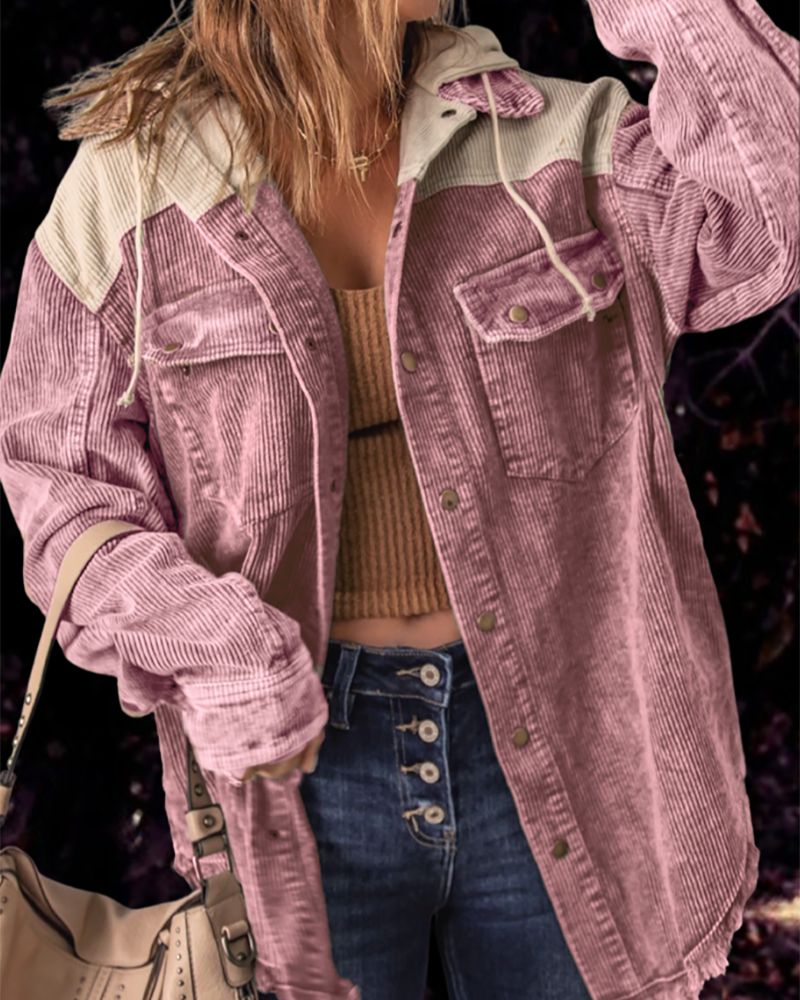 Stylische Cordjacke
