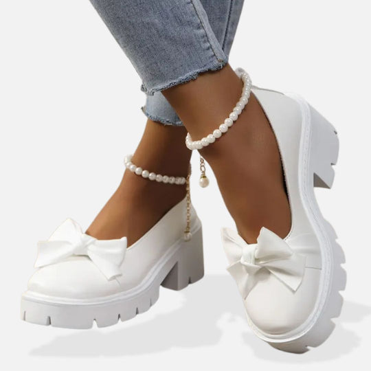Shopnory | Damen Plattform Loafers Schuhe