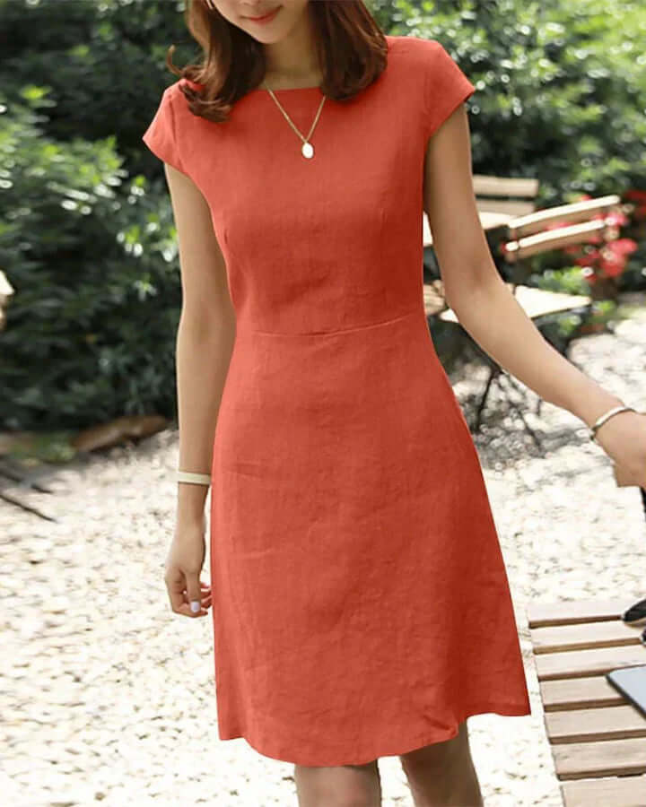 Sommerkleid mit Zarten Ärmeln