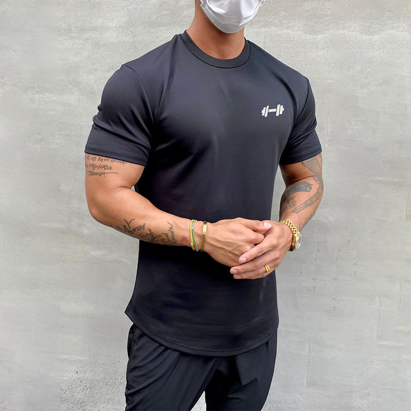 I T-Shirt aus Elastischem Sportmaterial