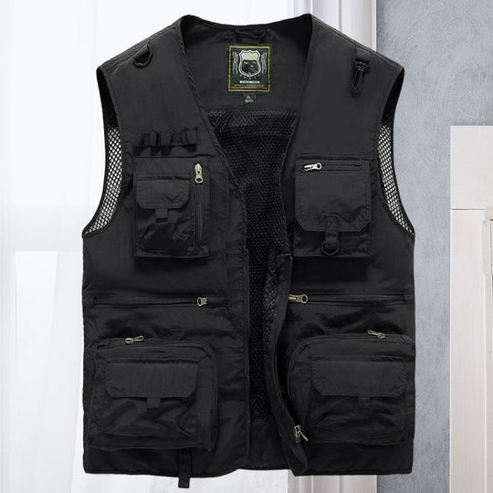 Weste mit Netzfächern