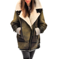 Elegante Damen-Lederjacke mit gemütlichem Futter