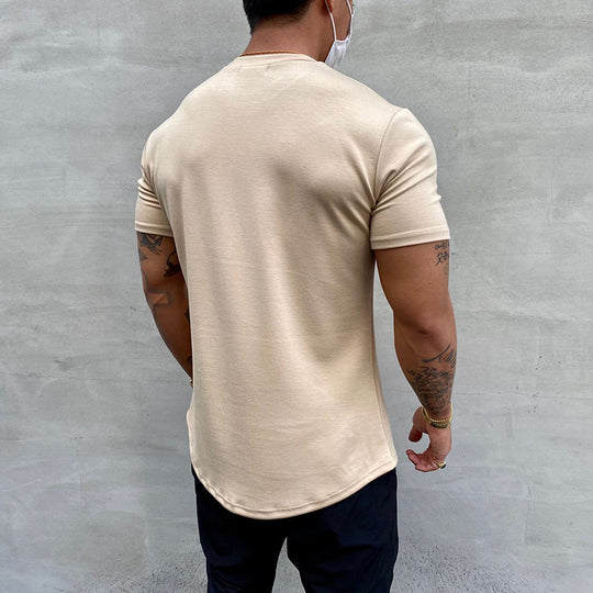 I T-Shirt aus Elastischem Sportmaterial