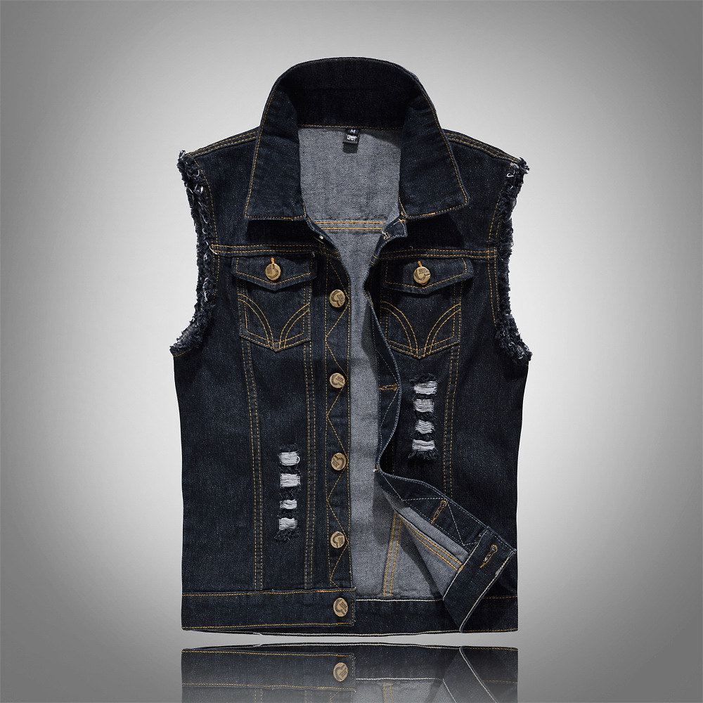 ShopNory Stylische Denim Weste für Herren