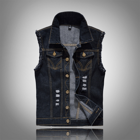 ShopNory Stylische Denim Weste für Herren