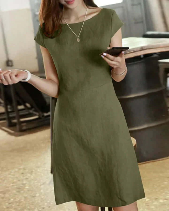 Sommerkleid mit Zarten Ärmeln