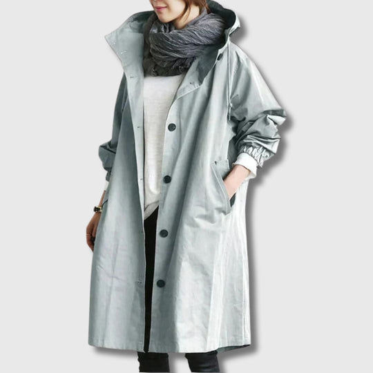 Shopnory | Klassischer Trenchcoat mit Moderner Eleganz
