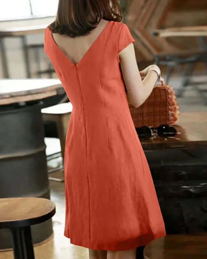 Sommerkleid mit Zarten Ärmeln