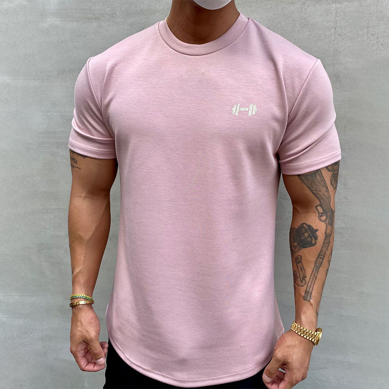 I T-Shirt aus Elastischem Sportmaterial