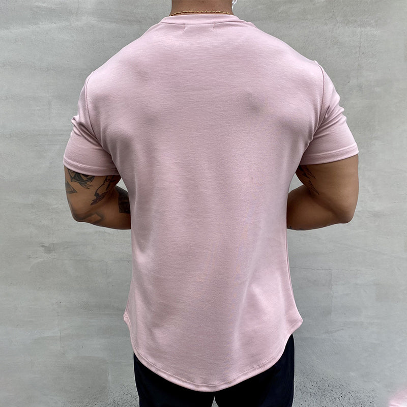 I T-Shirt aus Elastischem Sportmaterial
