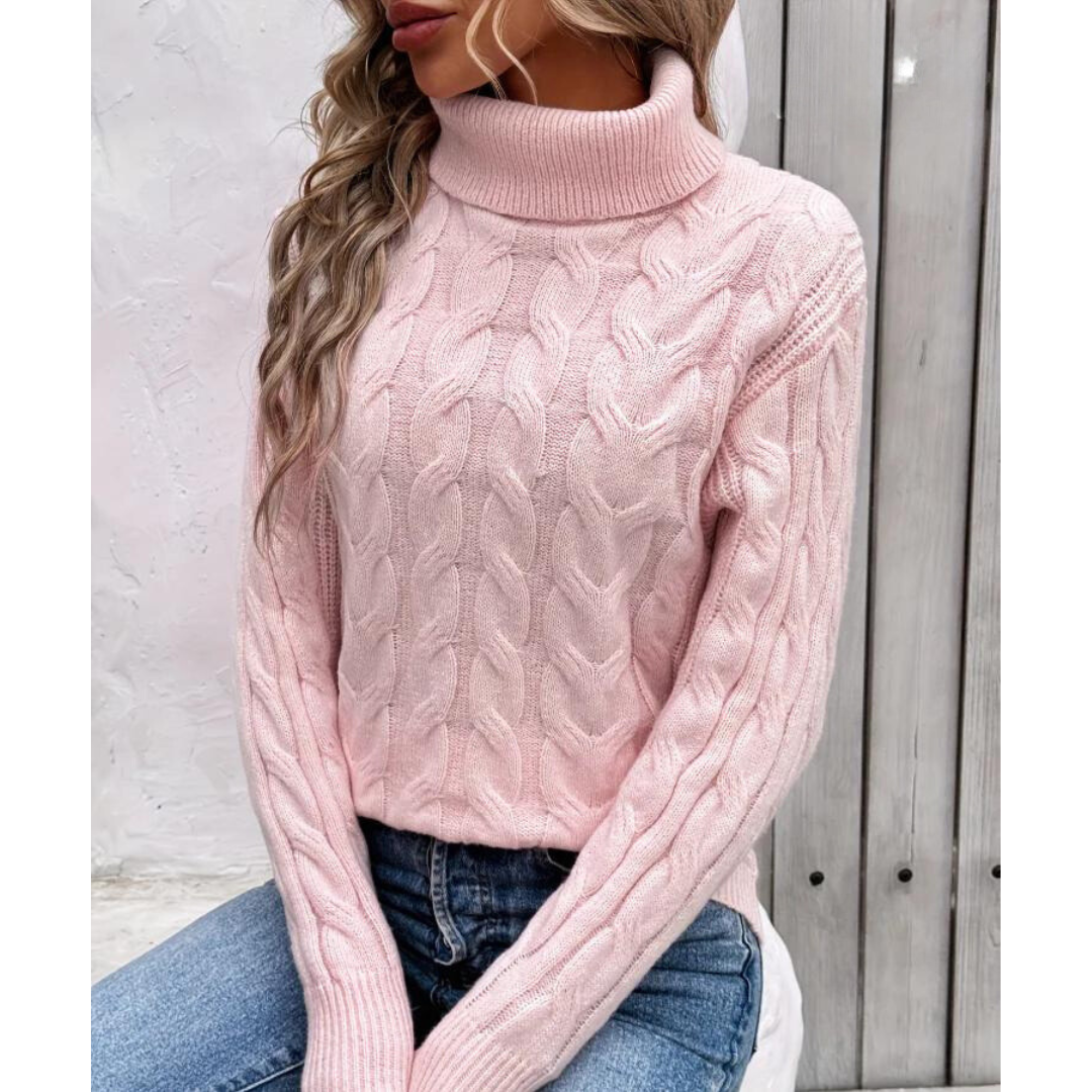 Klassischer Eleganter Rollkragenpullover