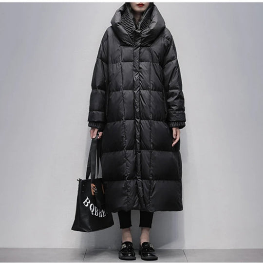 Langfell Winterjacke für Damen