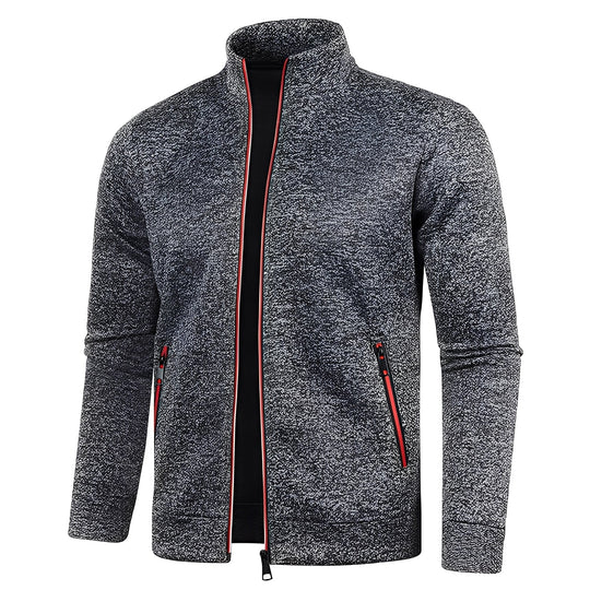 Stylische Jacke mit Reißverschlusstaschen für Herren