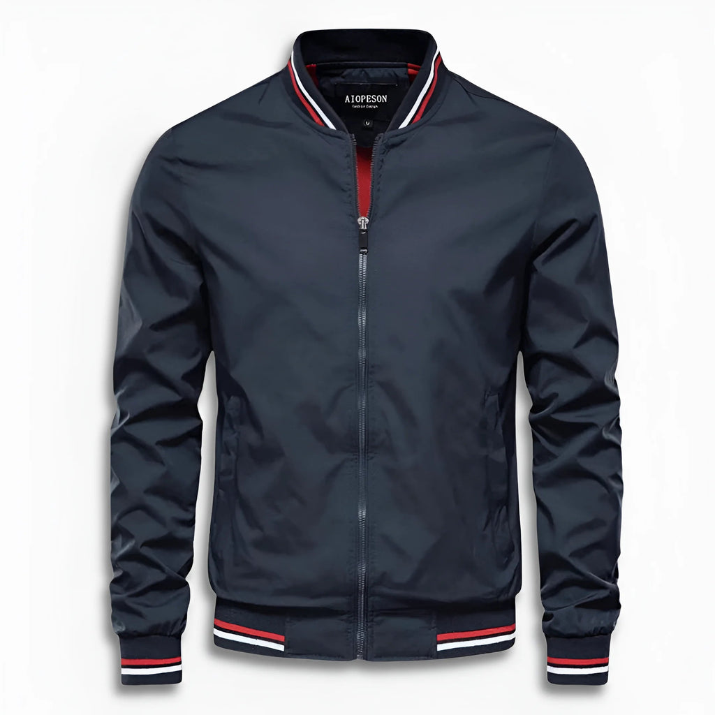 Herren Lässige Übergangsjacke mit Wasserabweisender Oberfläche & Stehkragen | ShopNory