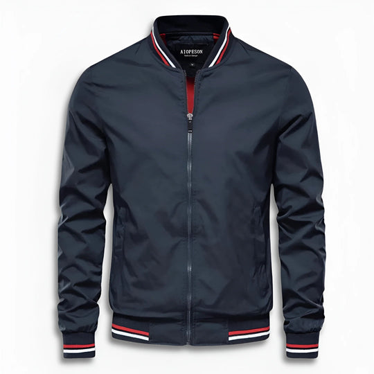 Herren Lässige Übergangsjacke mit Wasserabweisender Oberfläche & Stehkragen | ShopNory