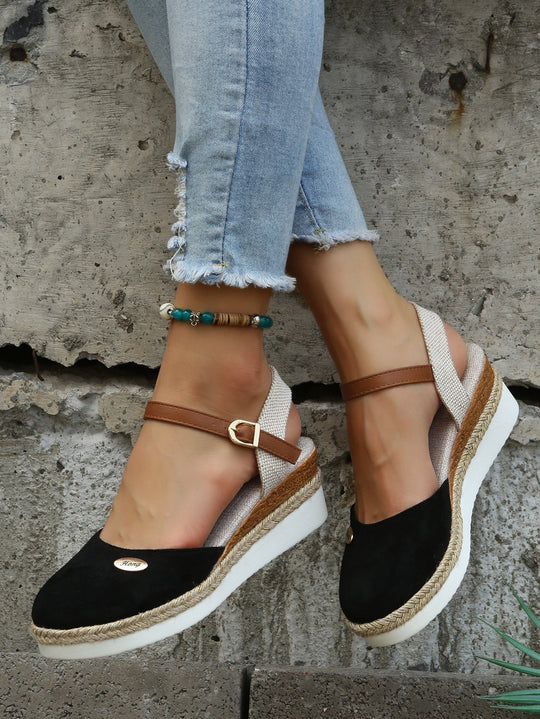 ShopNory | Orthopädische Trendy Braune Espadrilles