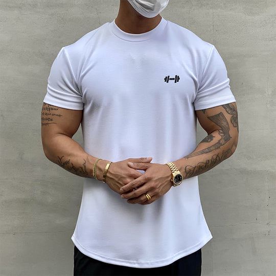 I T-Shirt aus Elastischem Sportmaterial