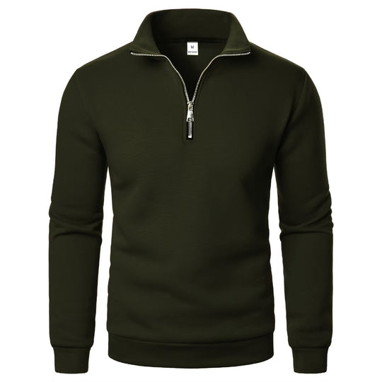 Locker geschnittenes Herren-Sweatshirt mit Reißverschluss