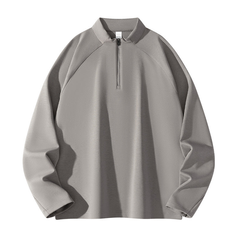 Herren-Langarm-Sweatshirt mit Reißverschluss