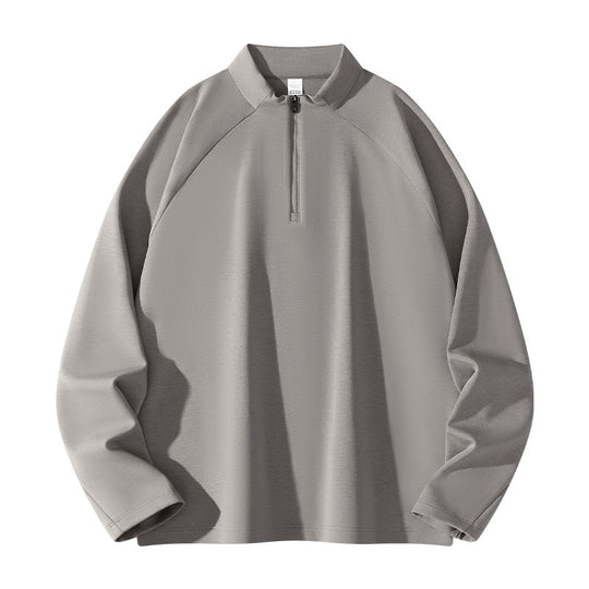 Herren-Langarm-Sweatshirt mit Reißverschluss