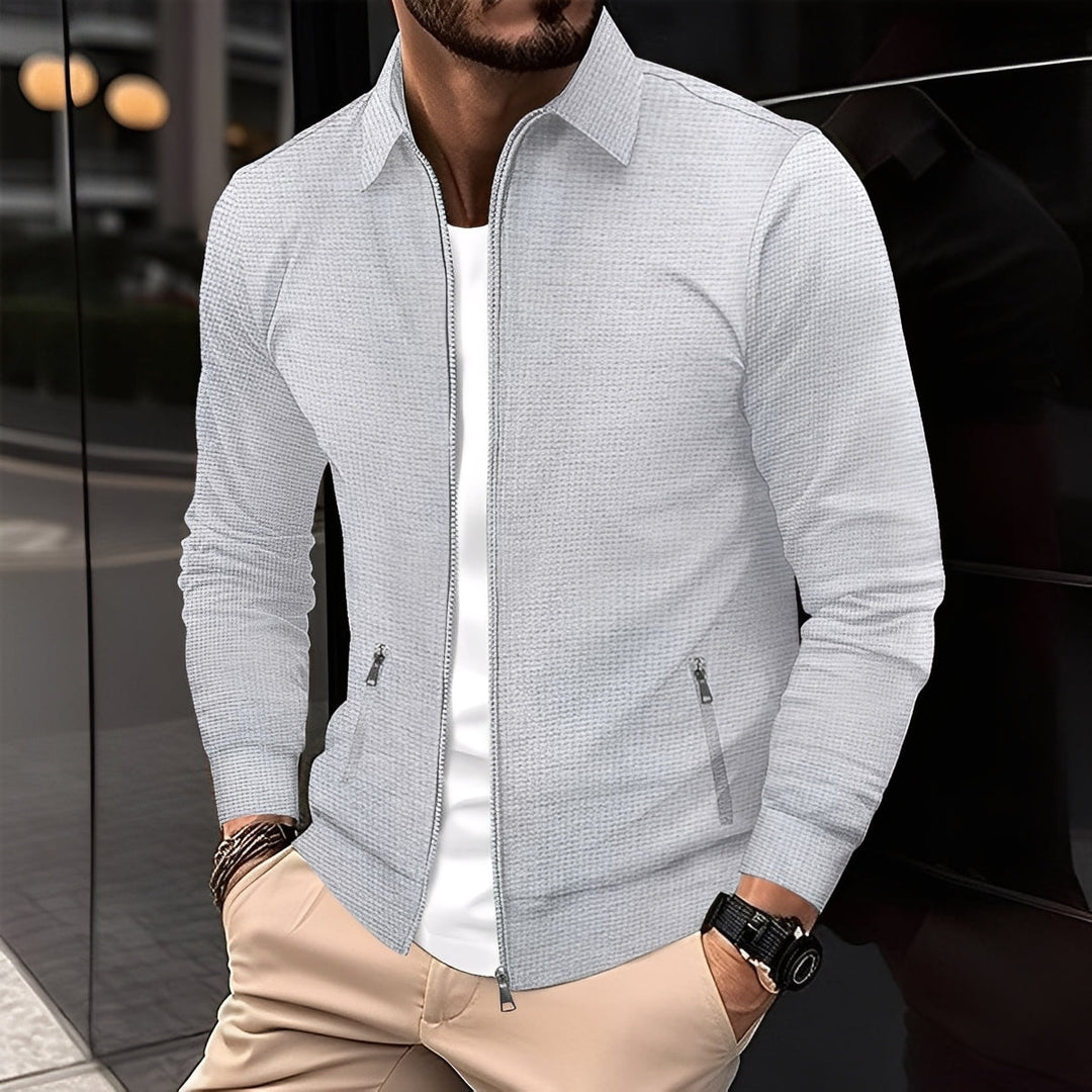 Moderne Jacke mit Reißverschlusstaschen für Herren